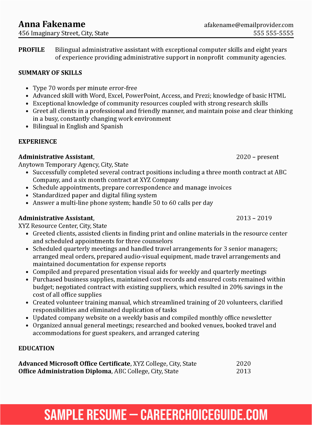 Administrative assistant Job Description Resume Sample Administrative assistant Job Description Resume