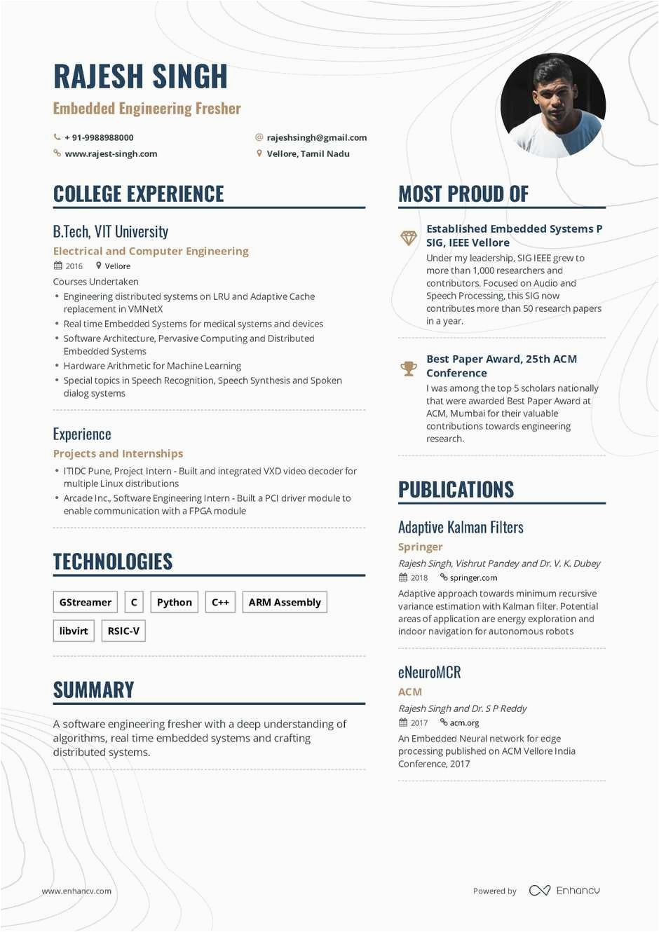 Best Fresher Resume Sample Free Download the Best 2019 Fresher Resume formats and Samples Best
