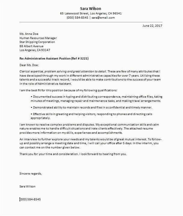 Best Resume and Cover Letter Samples the Best Cover Letter Templates for 2018