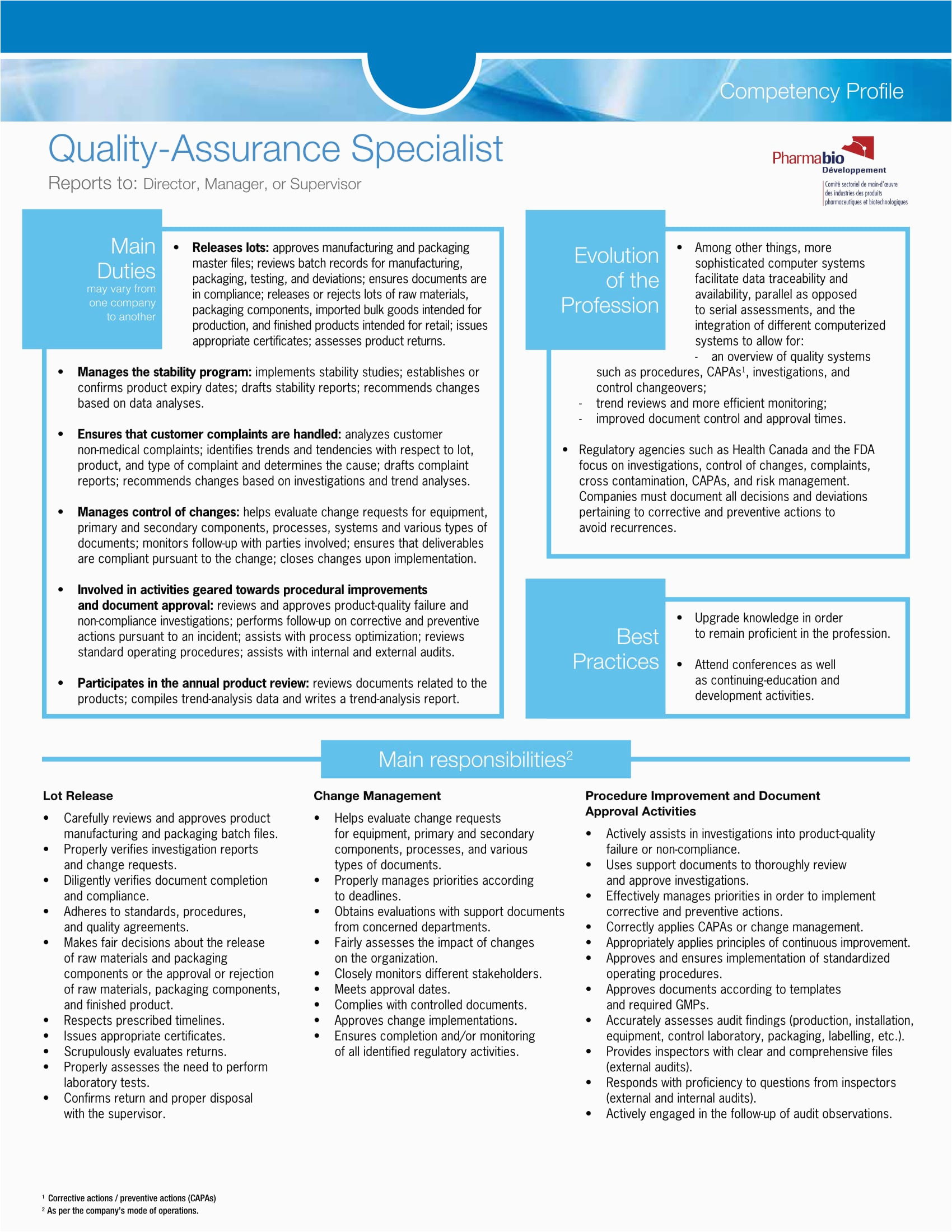 Pharmaceutical Resume Samples for Quality assurance 14 Awesome Quality assurance Resume Sample Templates