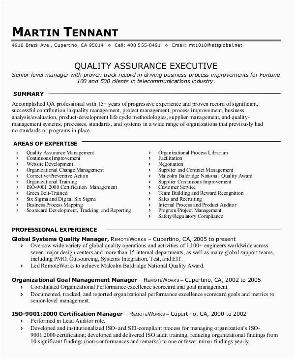 Pharmaceutical Resume Samples for Quality assurance Free 9 Sample Quality assurance Resume Templates In Ms