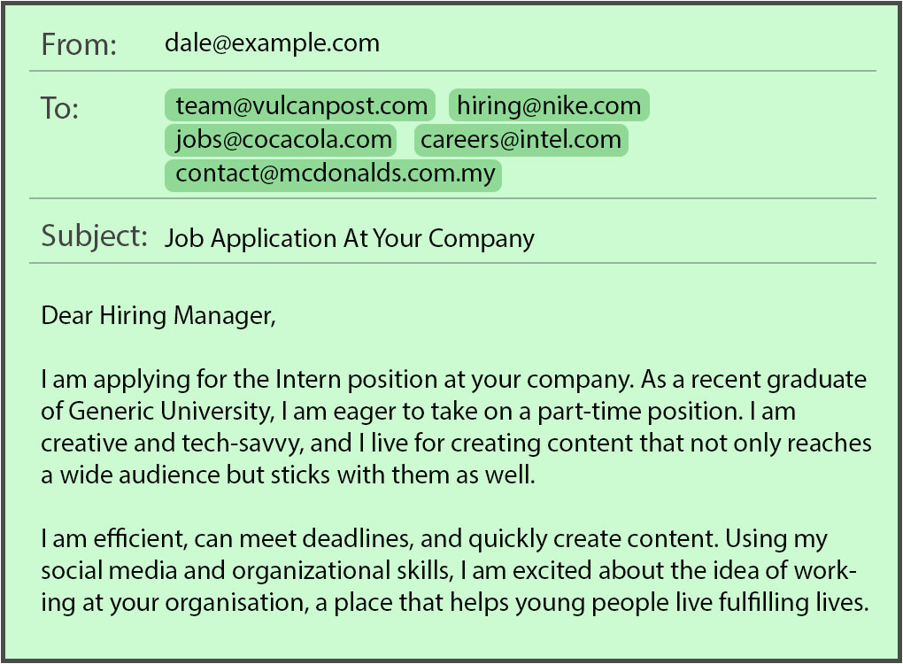 Sample Email to Potential Employer with Resume Mon Job Application Mistakes In Emails & Resumes by Job