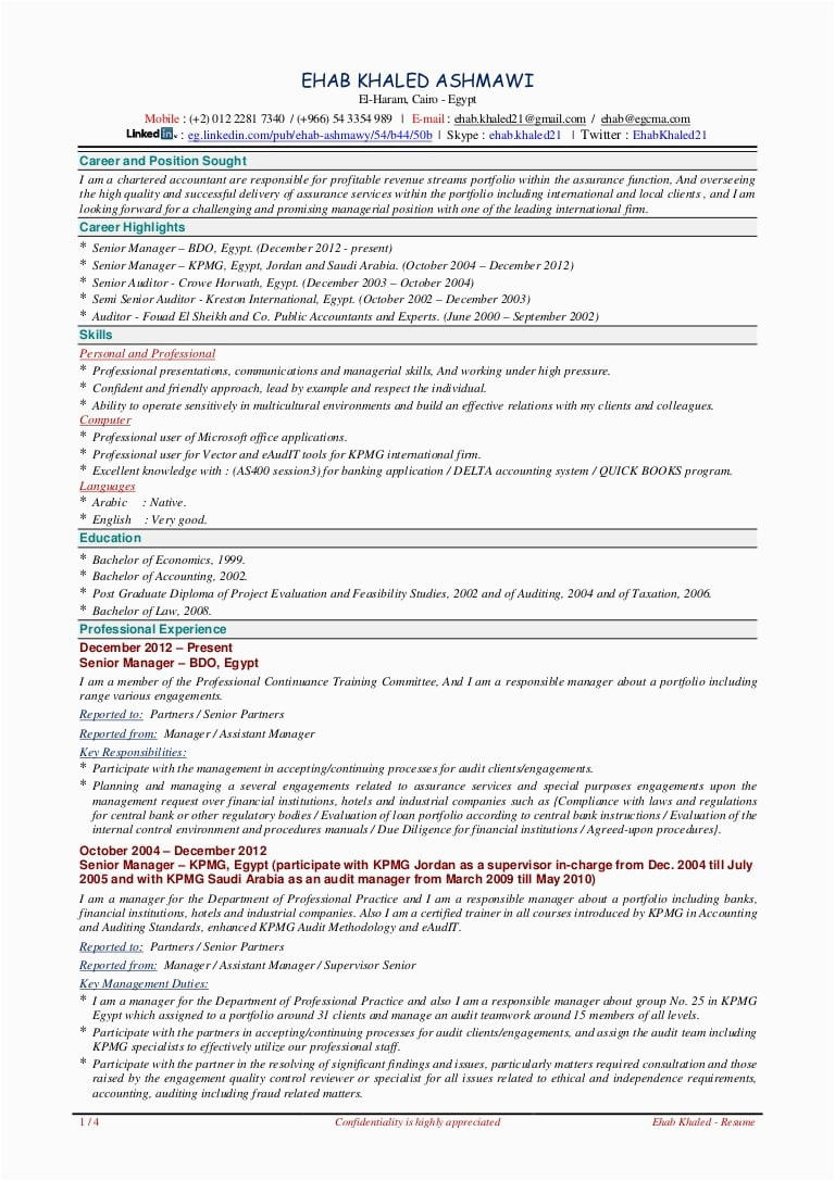 Sample Resume for Administration Manager In India Accountant Resume Sample Pdf In India