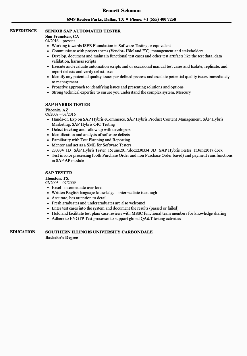 Sample Resume for Ecommerce Qa Tester 10 E Merce Qa Tester Resume Proposal Resume