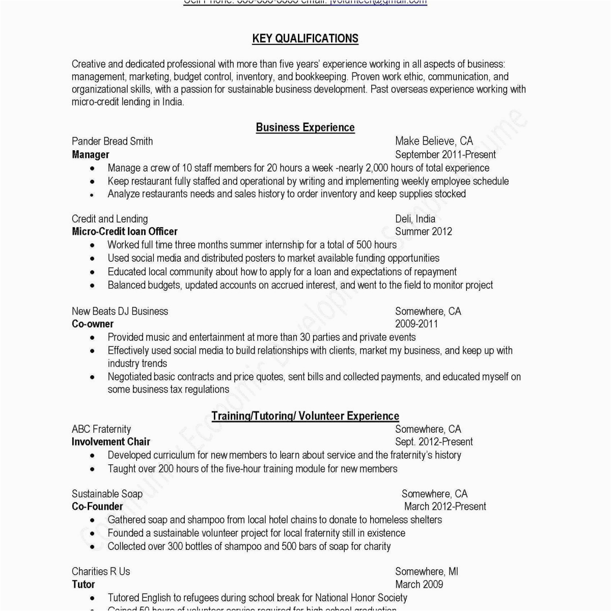 Sample Resume for New College Graduate 10 Recent College Graduate Resume Samples