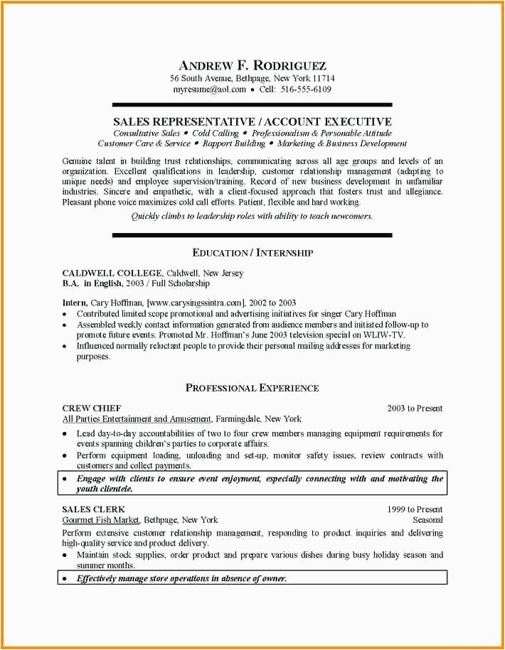 Sample Resume for New College Graduate 9 10 Recent College Grad Resume Sample Aikenexplorer