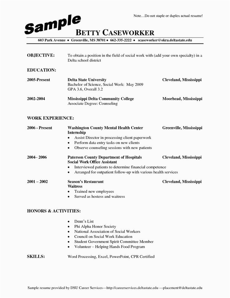 Sample Resume for Waitress Job with No Experience Cover Letter for Waitressing Job with No Experience