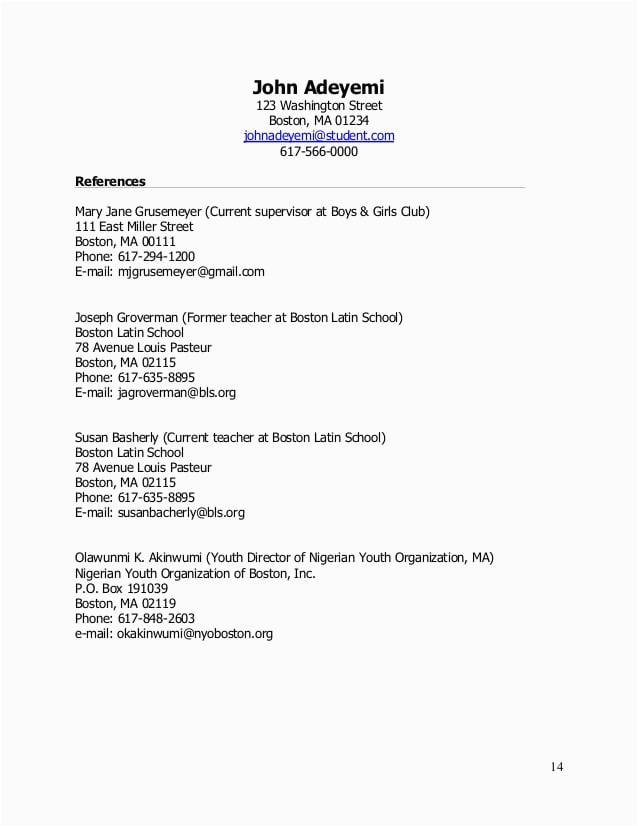 Boys and Girls Club Resume Sample Teenlife Guide to Writing Resumes