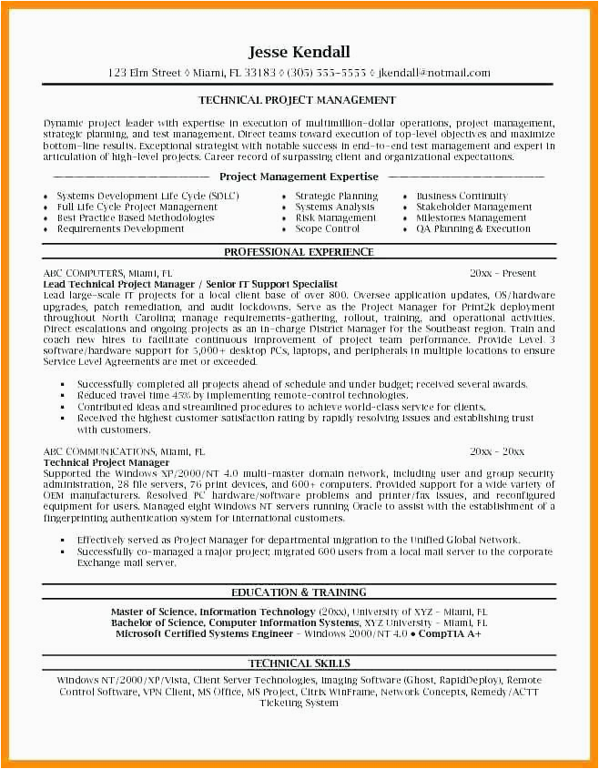 Construction Project Manager Resume Sample Doc 25 Project Manager Resume Sample Doc In 2020
