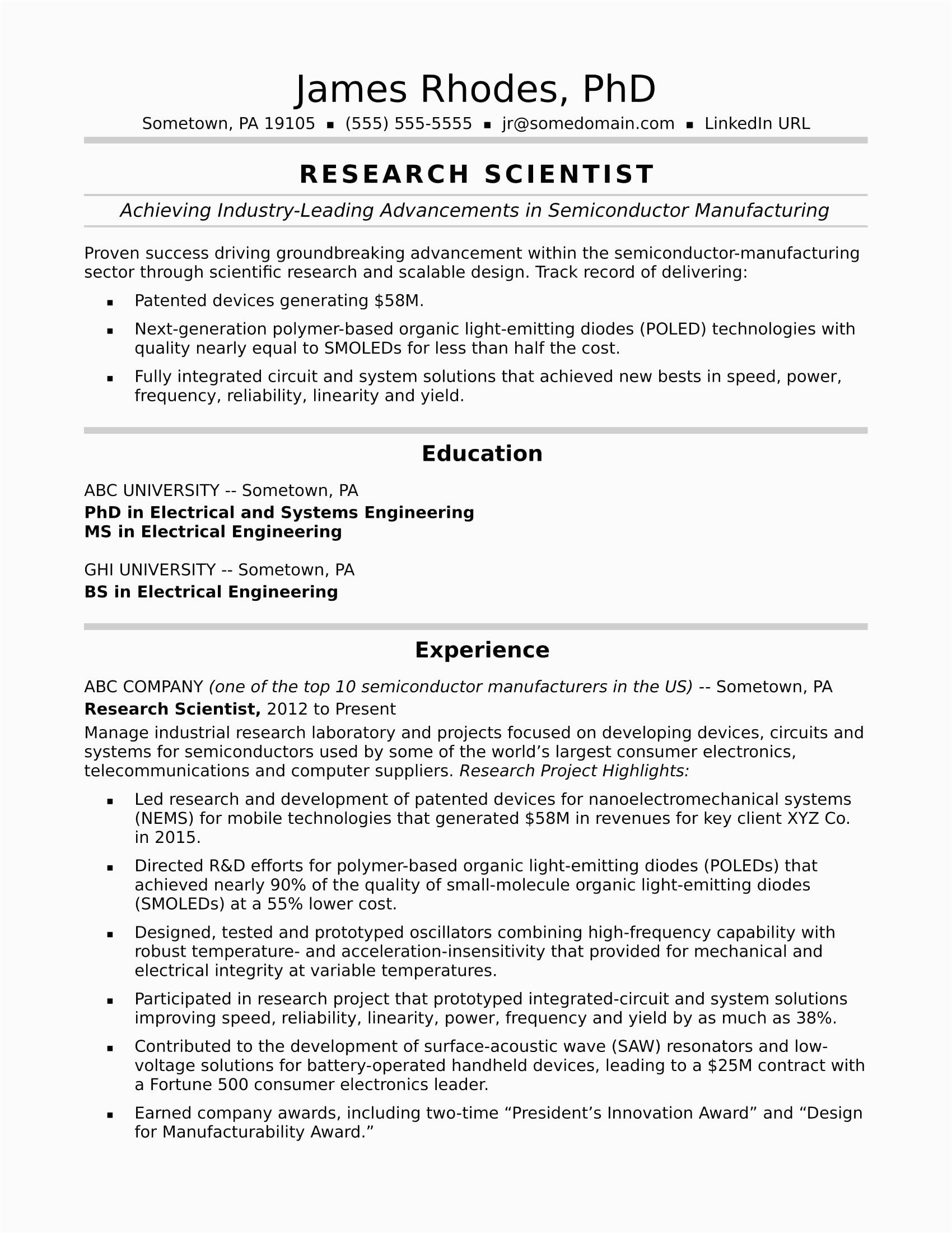Data Science Resume Sample Entry Level Entry Level Data Scientist Resume