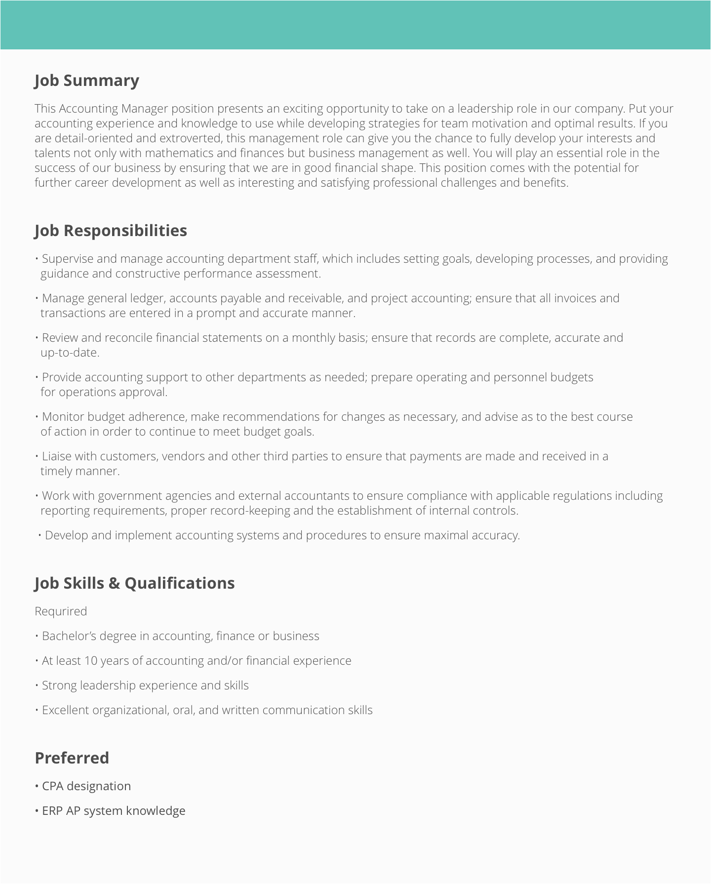 Detailed Resume Sample with Job Description Maintenance Job Description Templates & Samples