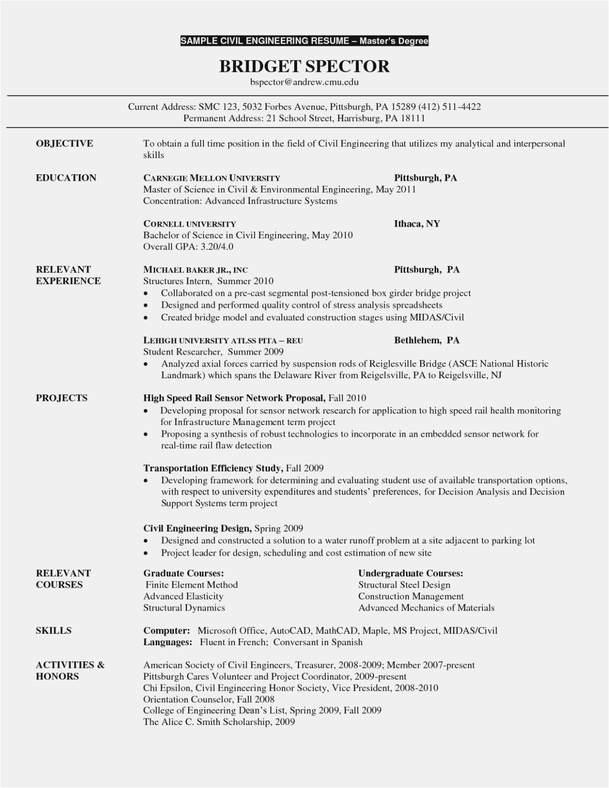 Incomplete Masters Degree On Resume Sample How Masters Degree Resume