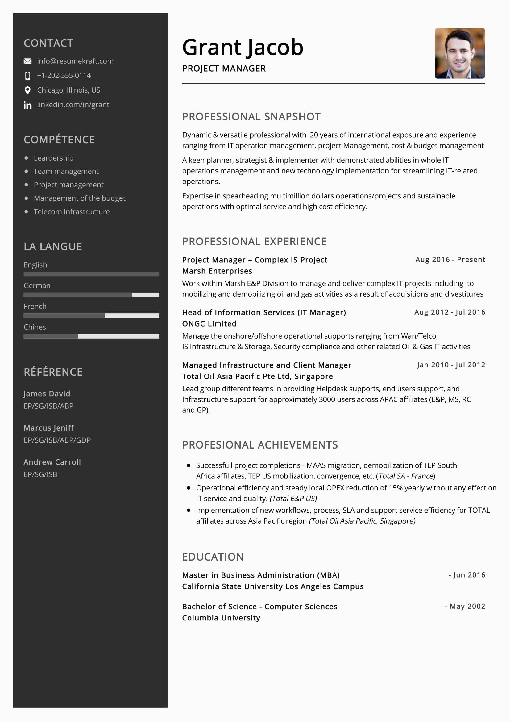 It Infrastructure Project Manager Resume Samples It Project Manager Resume Sample Resumekraft
