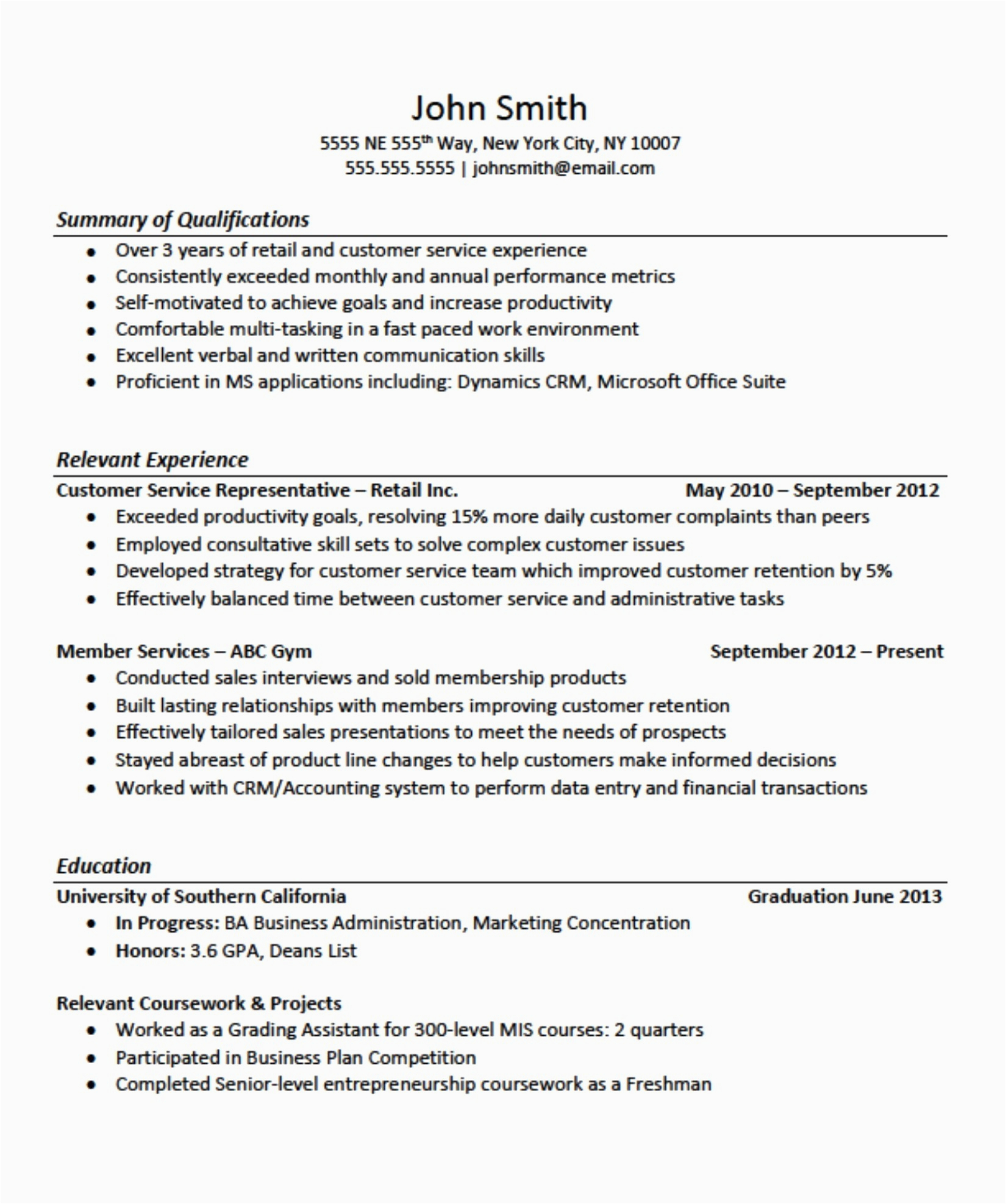 Professional Summary for Resume No Work Experience Sample 12 Retail Resume Examples No Experience Radaircars