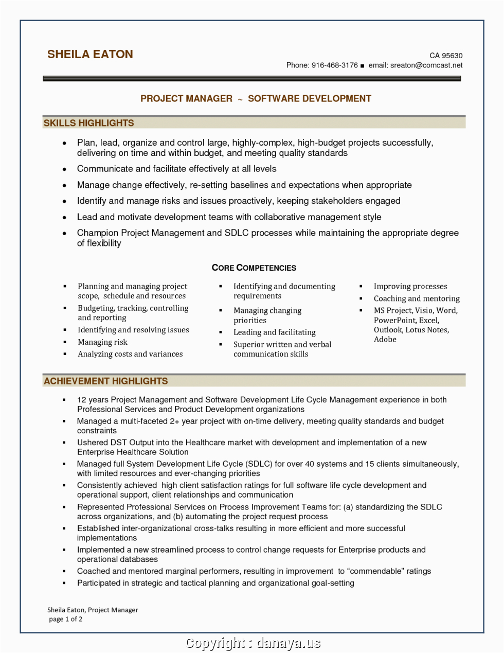 Project Manager Resume Sample Doc India Professional software Program Manager Resume Alluring