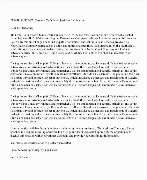 Resume Cover Letter Sample It Professional Free 6 Sample It Cover Letter Templates In Pdf