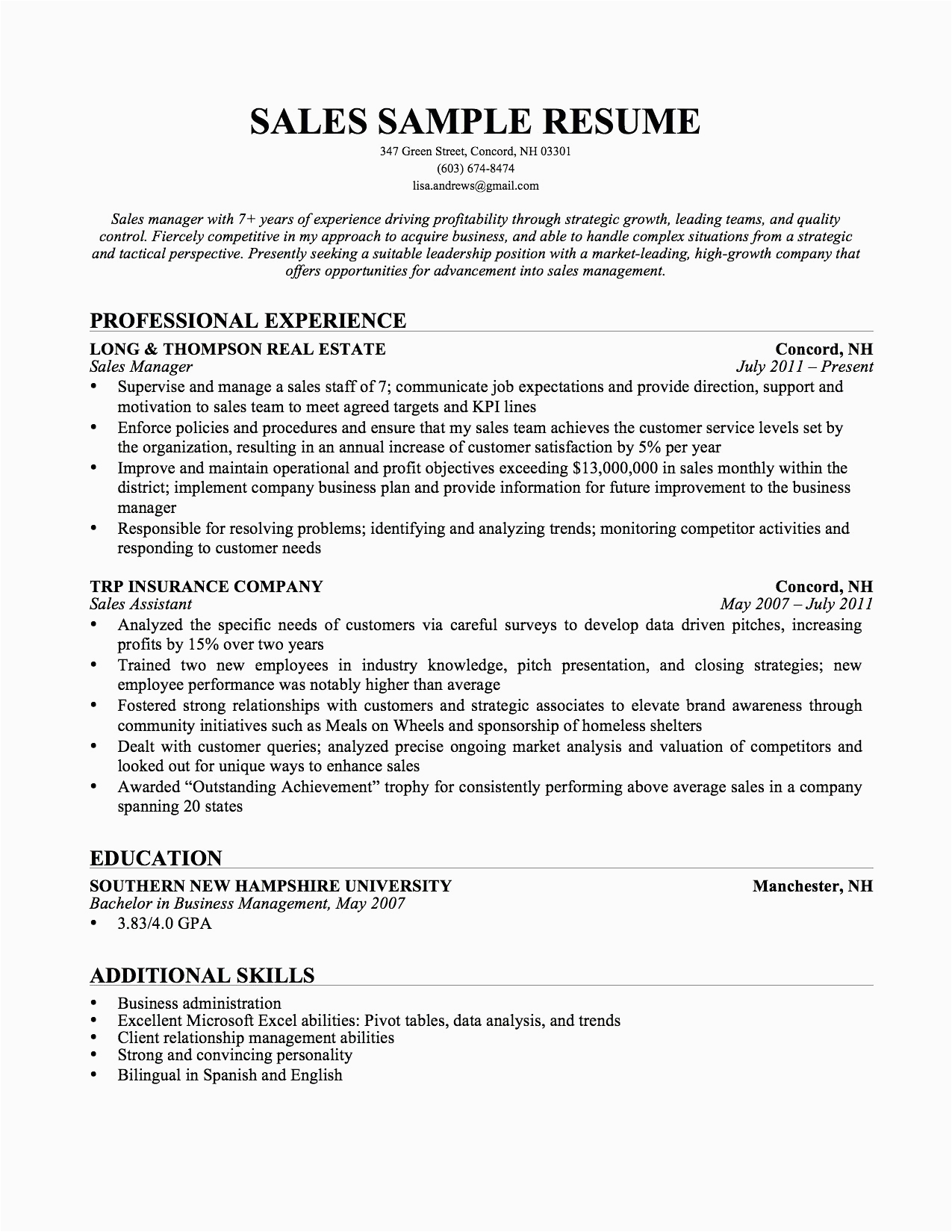Resume Sample for Long Term Employment 12 13 Long Term Employment Resume Examples