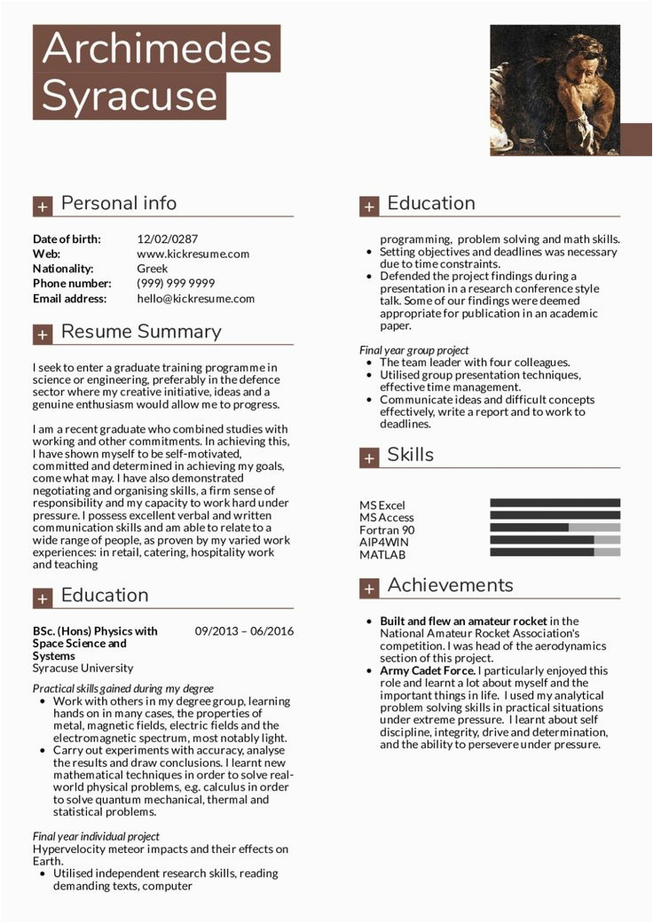 Sample Of About Me In Resume 14 Pupil Resume About Me In 2020