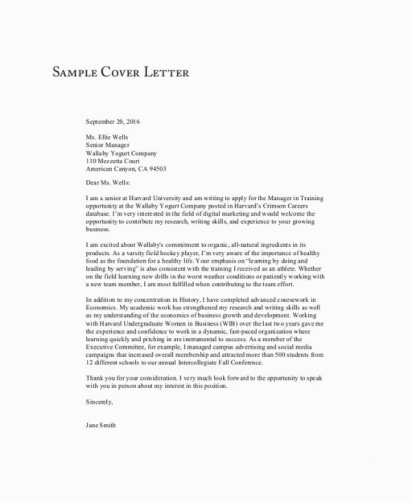 Sample Of Cover Letter for A Resume In General Free 8 Sample Cover Letter for Resume Templates In Pdf