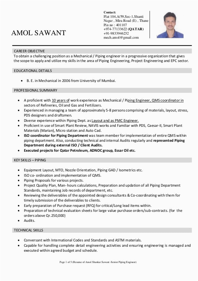 Sample Resume for 10 Years Experience 10 Years Experience Resume Best Resume Examples