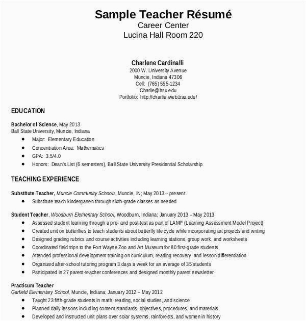 Sample Resume for English Teachers without Experience Beginner School Teacher Resume Sample Resume for Teachers