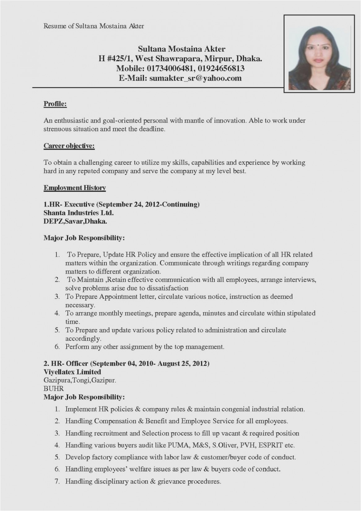 Sample Resume for Factory Worker Philippines How Factory Worker Resume Can Increase Your Profit