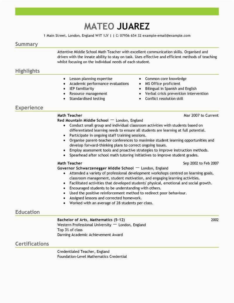 Sample Resume for Higher Education Position Higher Education Resume Samples