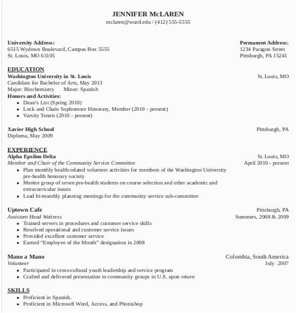 Sample Resume for Medical School Admission 50 Modern Resume Templates Pdf Doc Psd