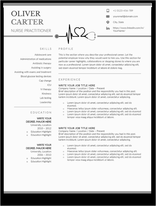 Sample Resume for Nurse Practitioner School Sample Nurse Practitioner Resume New Graduate