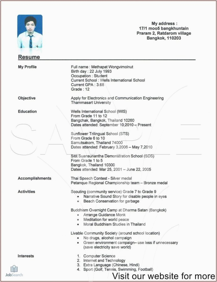 Sample Resume for Nurses Applying Abroad Pdf Sample Resume for Abroad Application Pdf Cv Resume