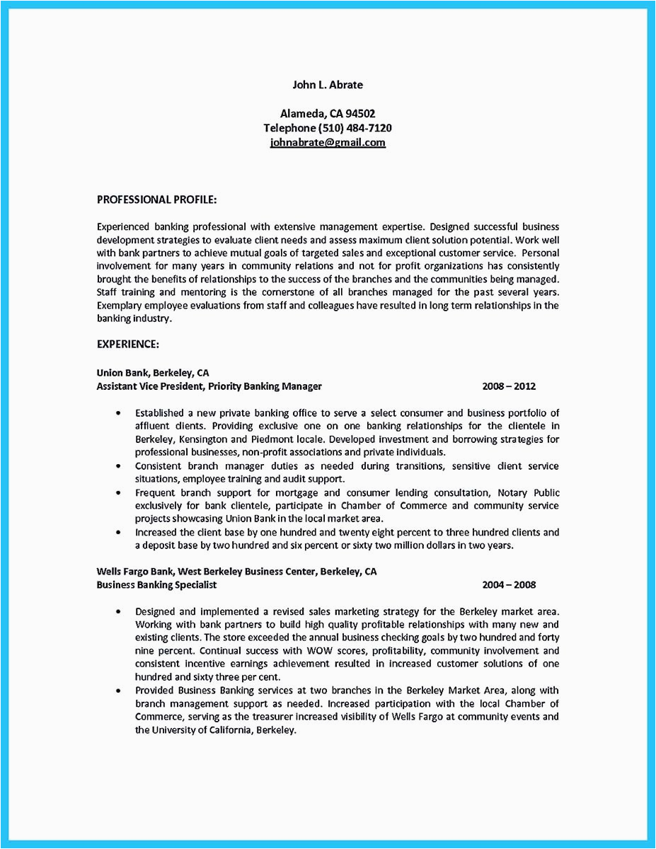 Sample Resume for Retired Bank Manager Starting Successful Career From A Great Bank Manager Resume