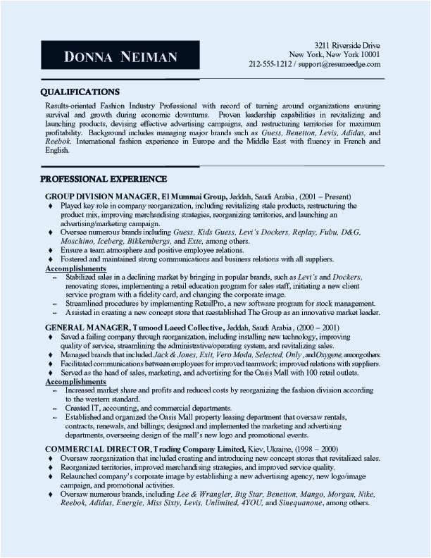 Sample Resume for Sales and Marketing Manager Sales and Marketing Manager Resume Sample