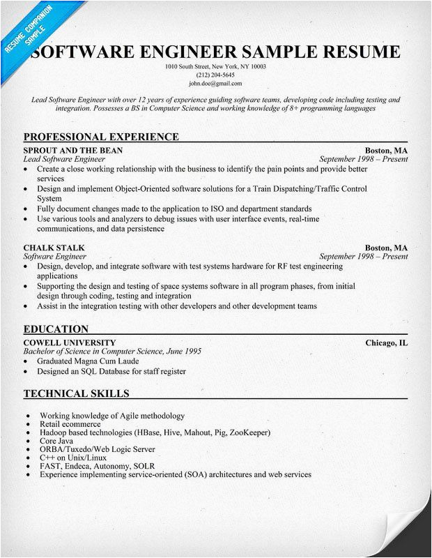 Sample Resume for software Engineer with 4 Years Experience software Test Engineer Resume 4 Years Experience Best