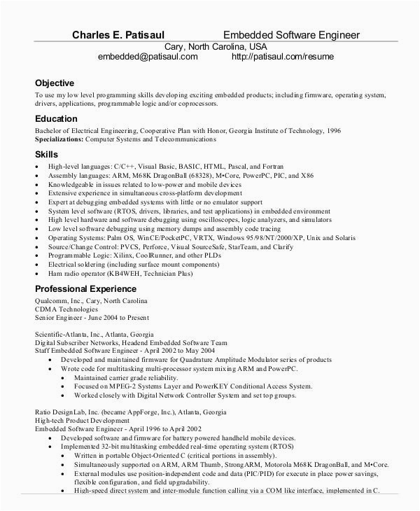 Sample Resume Of 2 Years Experience software Engineer Network Engineer Resume with 2 Year Experience Download