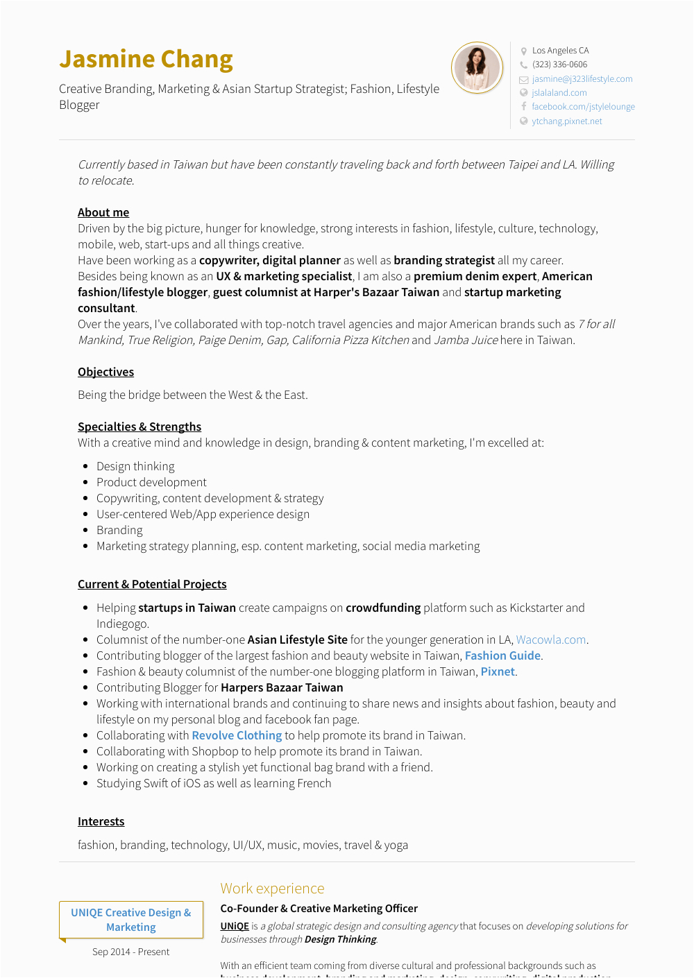 Sample Resume Of A Co Founder Co Founder Resume Samples and Templates