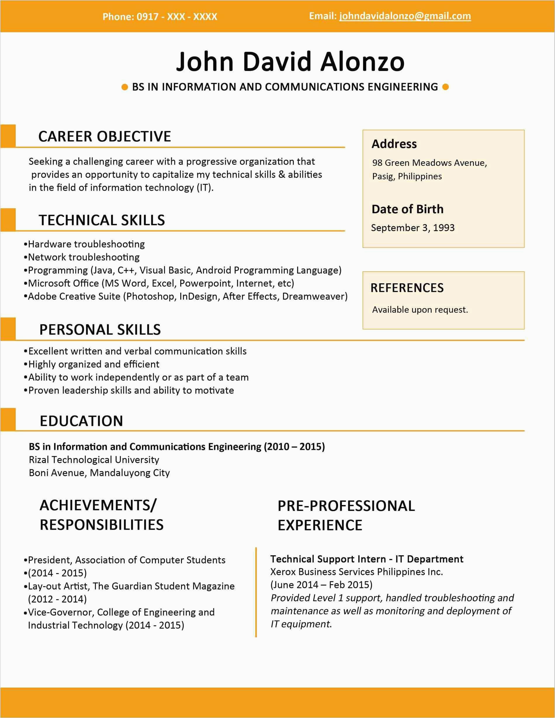 6 Months Experience Resume Sample In PHP 6 Months Experience Resume Sample In software Engineer