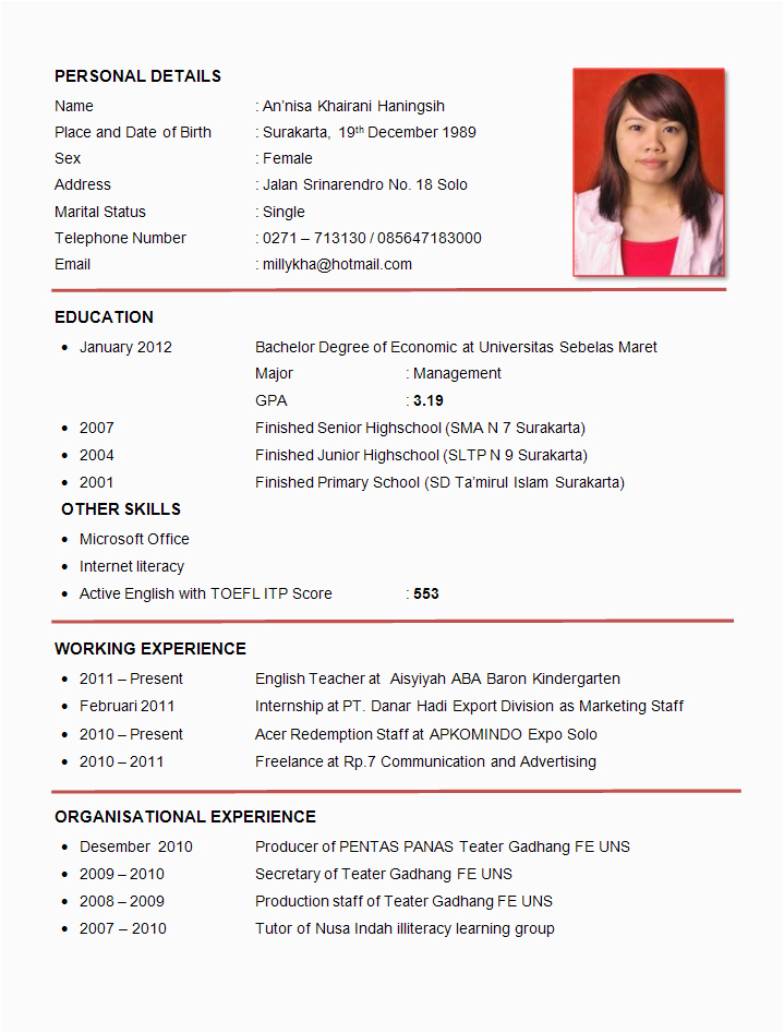 A Sample Resume for A First Job Resume Sample First Job