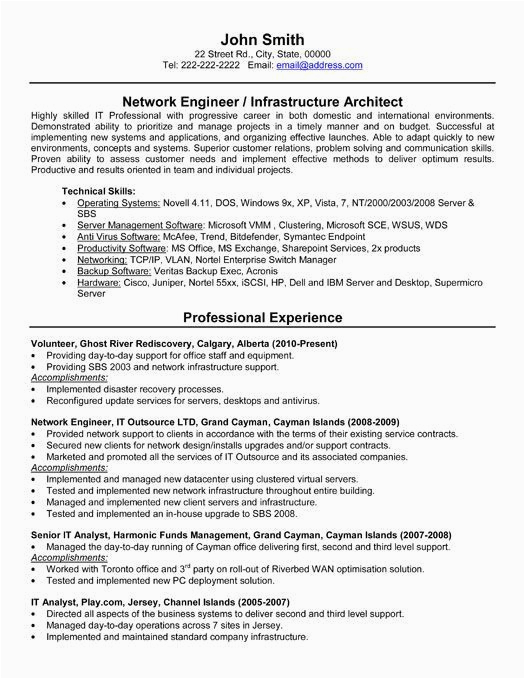 Network Engineer Resume Sample Free Download Here to Download This Network Engineer Resume