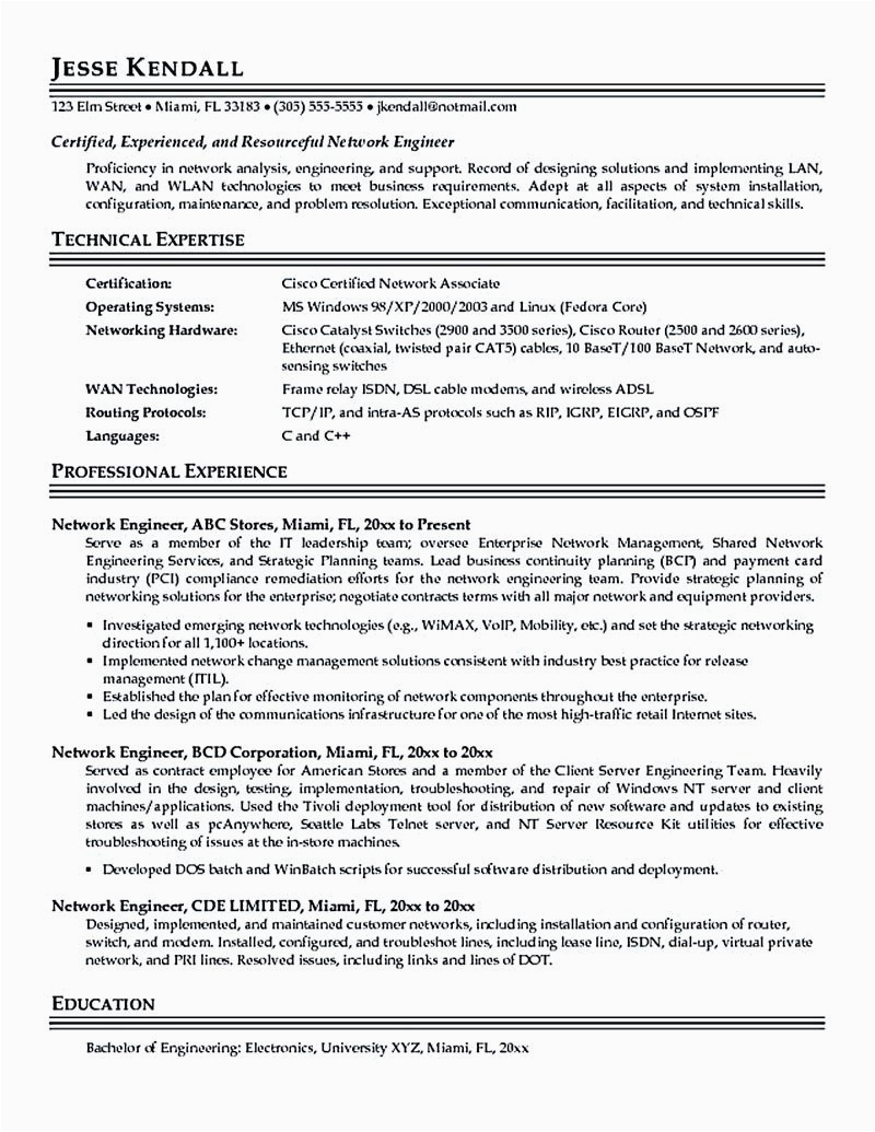 Network Security Engineer Resume Sample with Experience Network Security Engineer Resume Sample with Experience