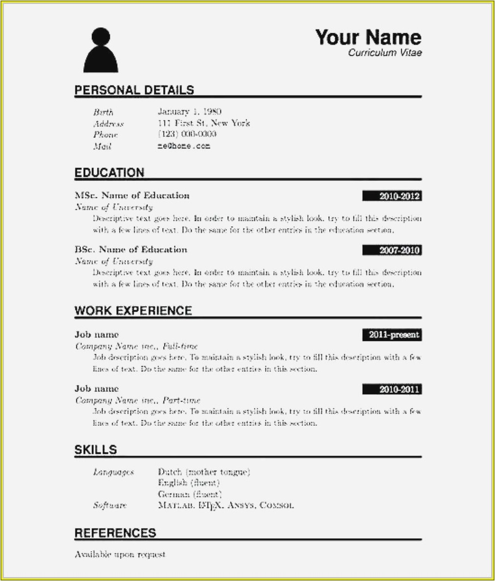 Resume Samples Doc Download for Freshers Sample Resume format for Freshers Doc Download Resume