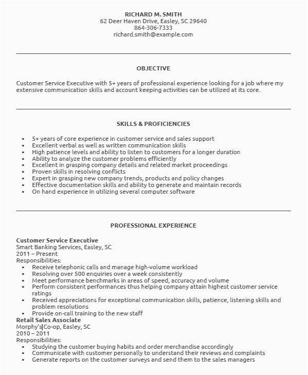 Resume Samples for Customer Service Executive Free 42 Executive Resume Templates In Pdf Ms Word