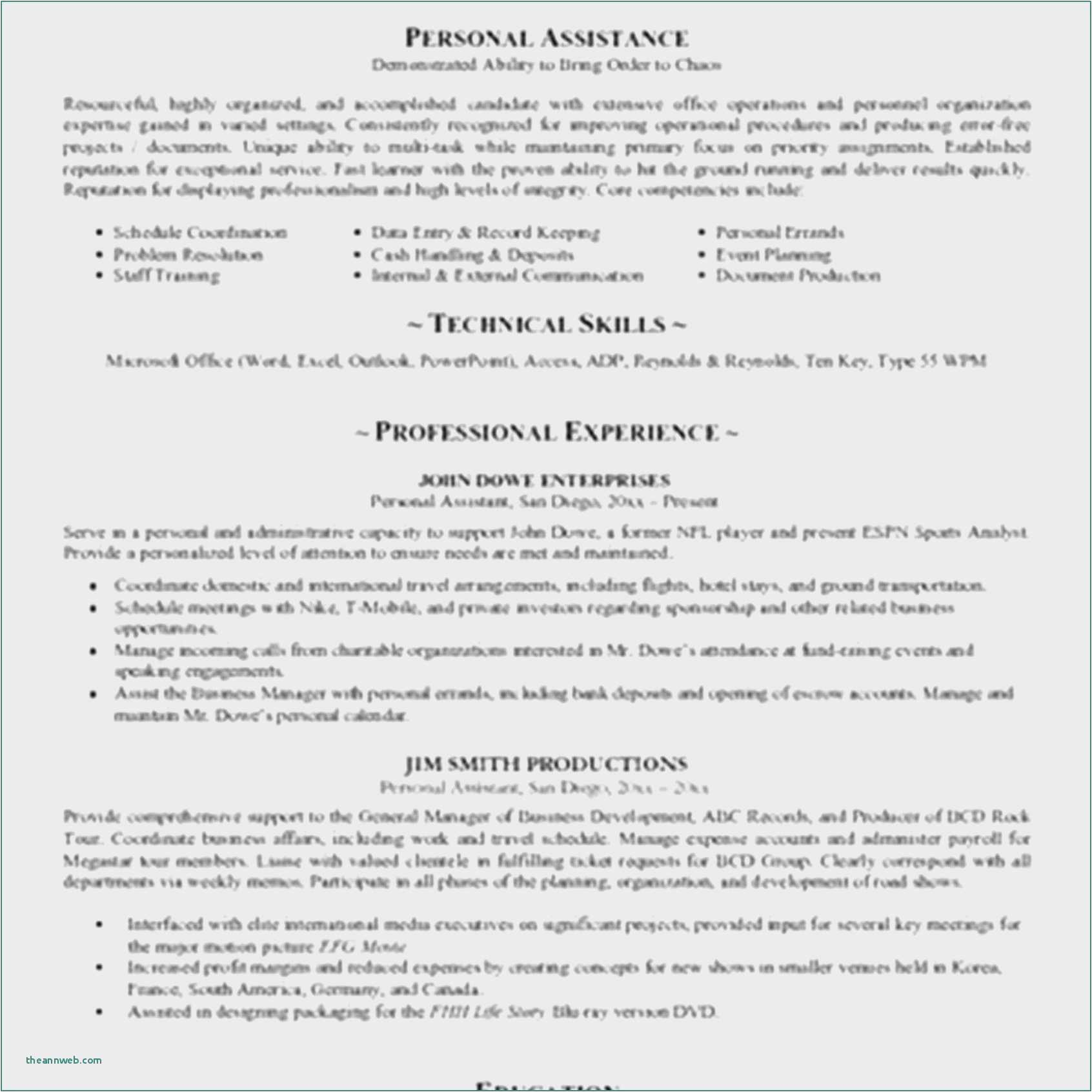 Sample Of Professional Profile On Resume Free Download 54 Personal Profile Template format