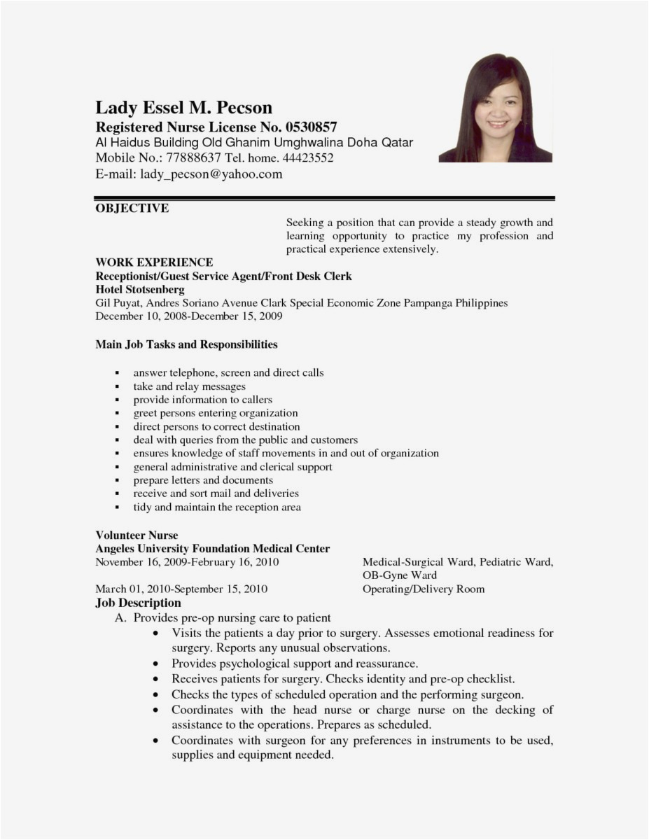 Sample Of Simple Resume for Job Application 11 12 Simple Resume Samples Free Lascazuelasphilly