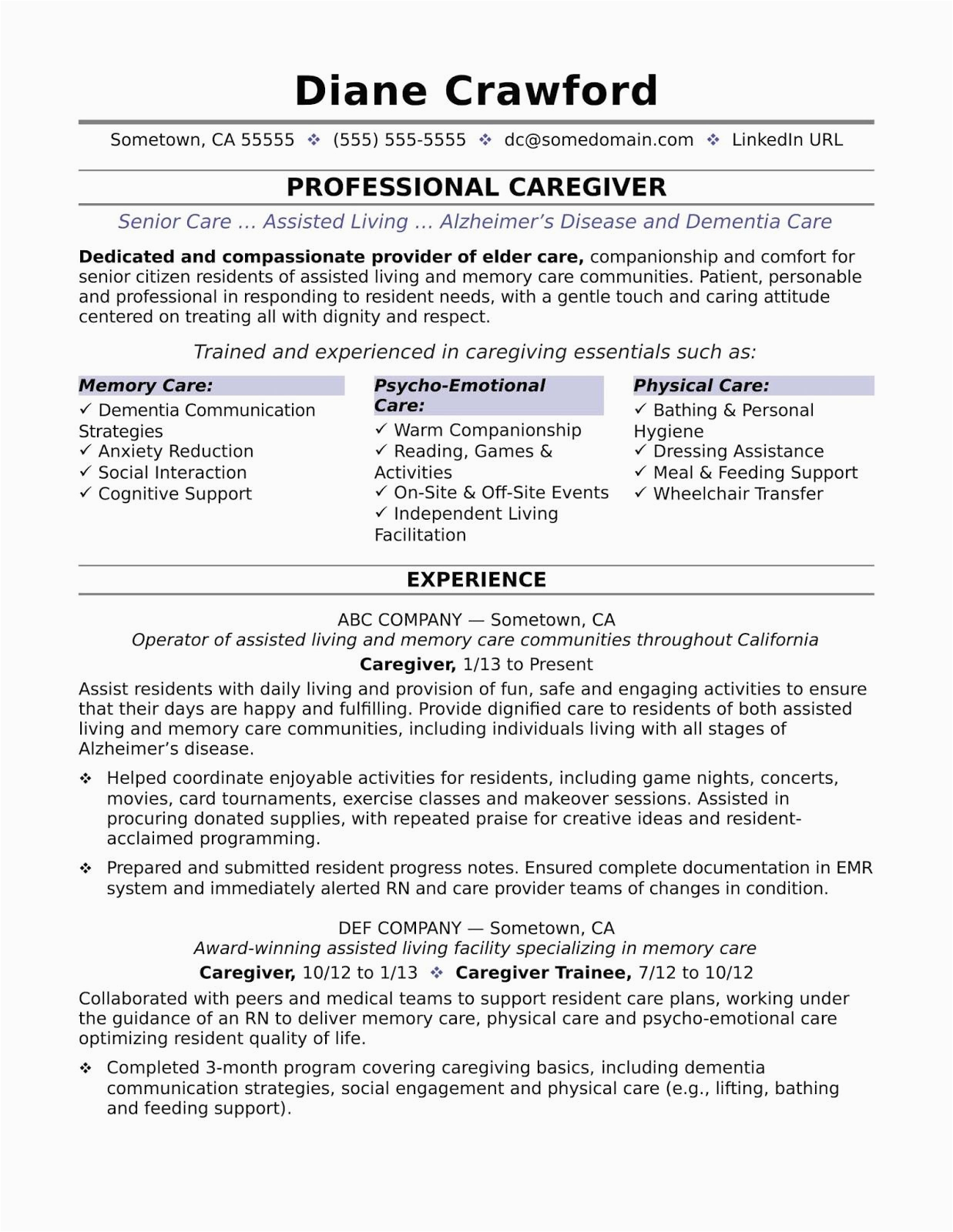 Sample Resume for Caregiver In Canada Caregiver Resume Caregiver Resume Sample Caregiver Sample Resume for Caregiver In Canada Caregiver Resume Caregiver Resume Sample Caregiver