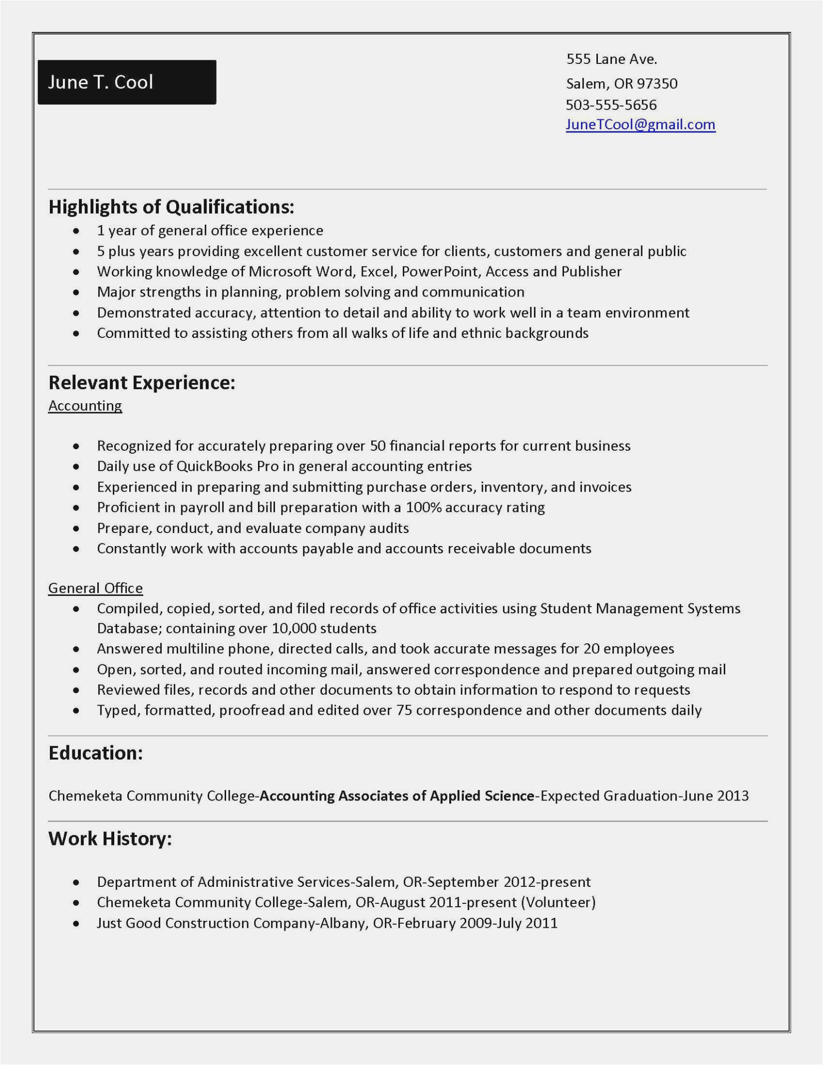 Sample Resume for Coffee Shop Worker Five Coffee Shop Resume