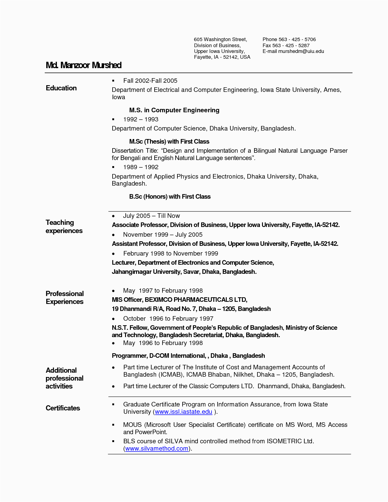 Sample Resume for Mechanical Engineer Fresher Pdf Data Science Sample Resume – Salescvfo