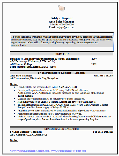 Sample Resume for Sales Executive Fresher Pdf Over Cv and Resume Samples with Free Download