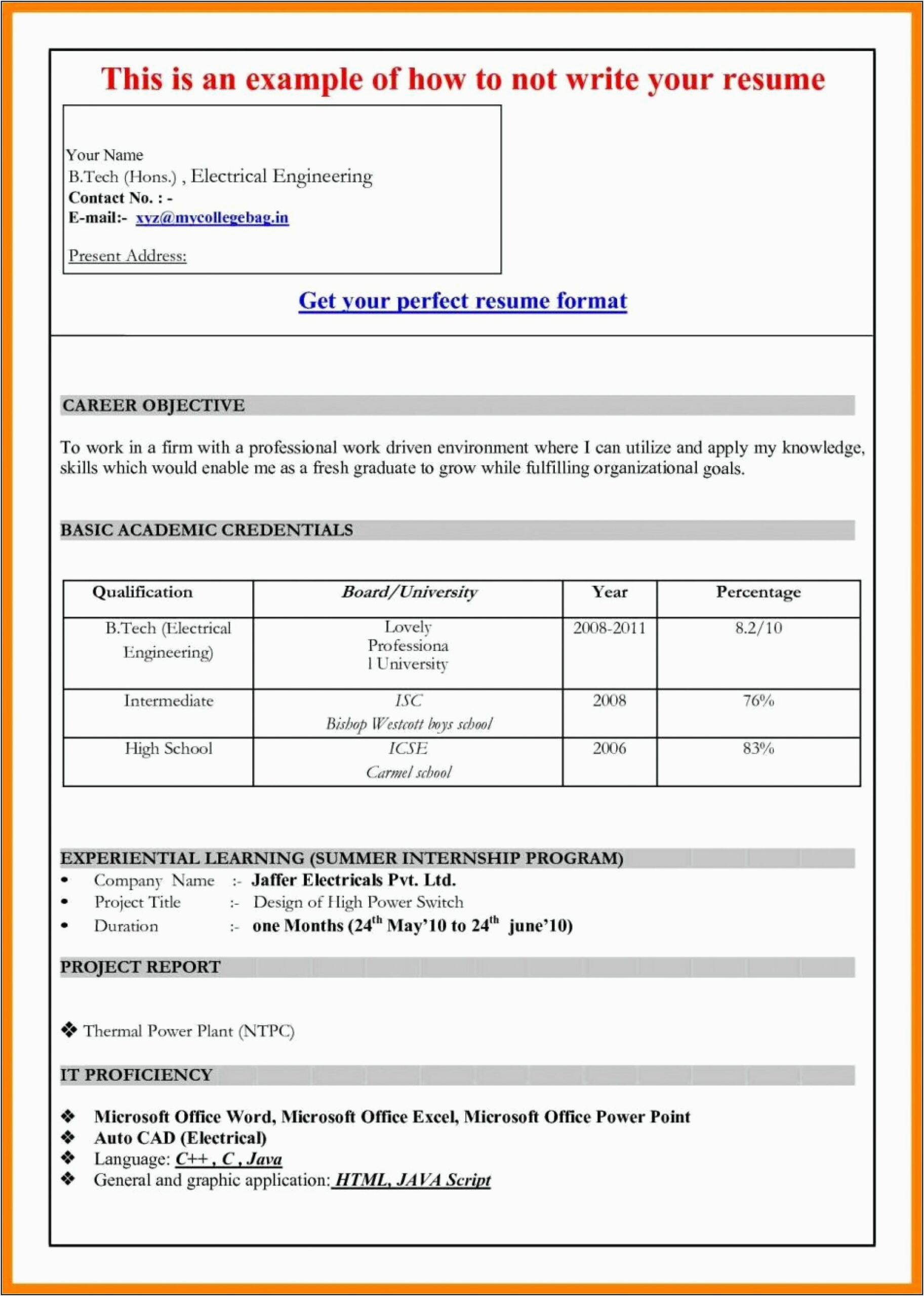 Sample Resume for Teachers In India Indian Teacher Resume Templates Microsoft Word 2007
