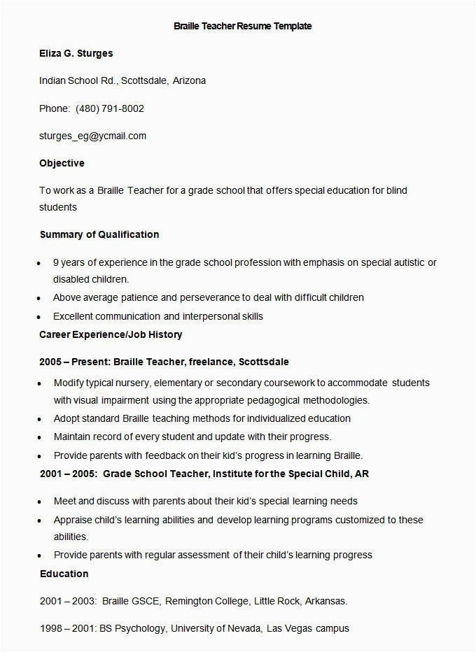 Sample Resume for Teachers In India Pdf 40 Teacher Resume Templates Pdf Doc Pages Publisher