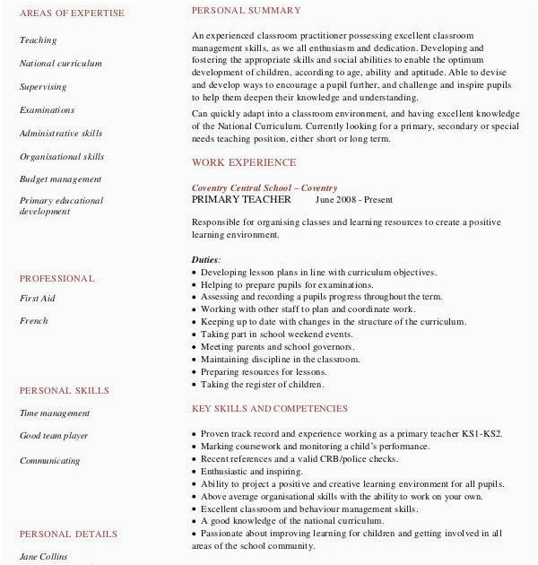Sample Resume for Teachers In India Pdf Indian Teacher Resume format Pdf Blog Your Game